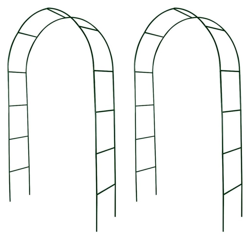 2X Garten Rosenbogen Torbogen Rankgitter Rosensäule