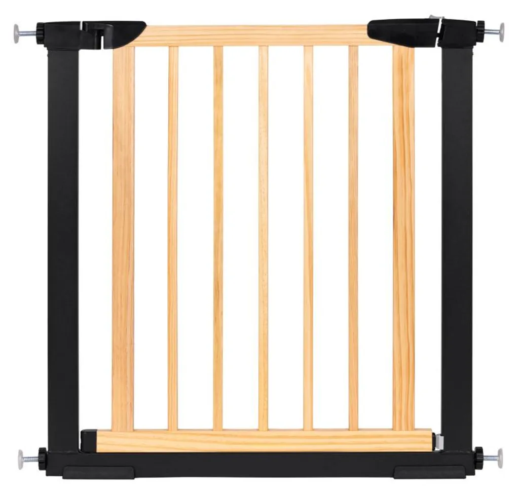 Barrière Homelux en Métal et Bois 74-80 cm avec Fixation Sans Perçage
