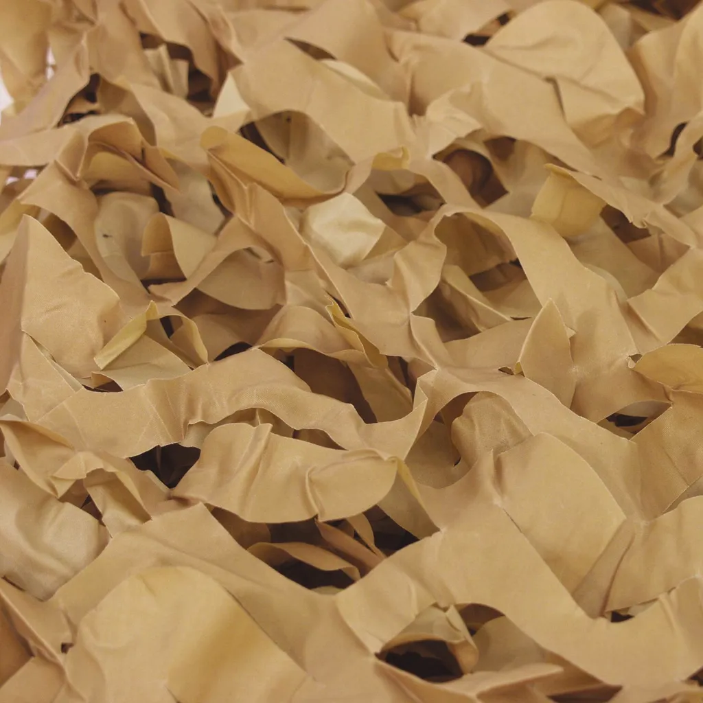 Filet de camouflage décoratif coloris sable 6x3m pour aménagement