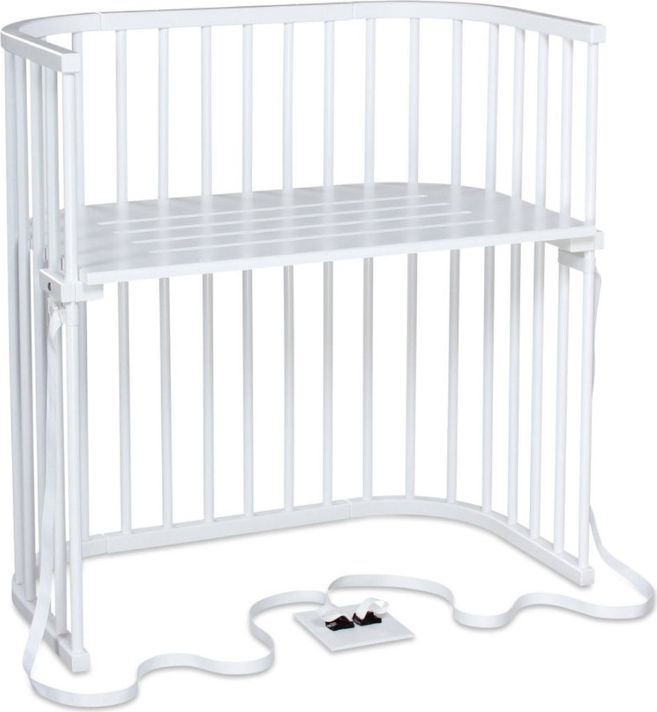 śpiworek do spania babybay Boxspring, lakierowany na biało Zdjęcie produktu 