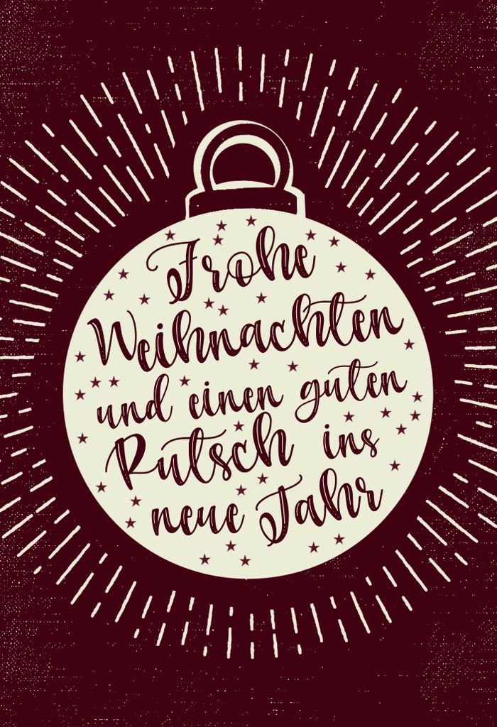 Weihnachten - Glückwunschkarten im Format 11,5 x 17 cm - Schriftkarte