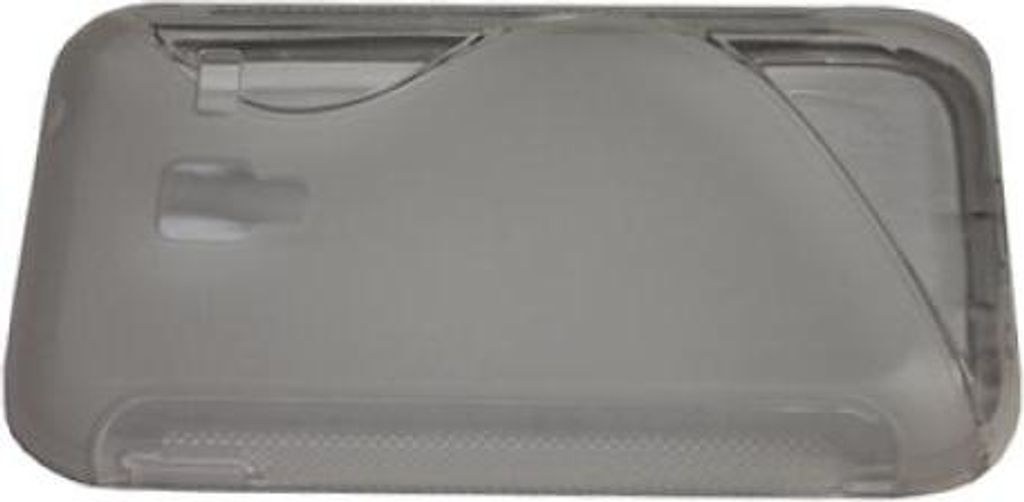 Silikon Hülle S-Line für Samsung S7500 Galaxy Ace Plus weiß/transparent