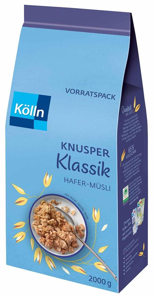 Kölln Müsli Knusper Klassik, 2000g Produktbild 
