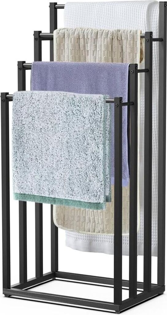 Portasciugamani da appoggio in metallo VOUNOT® per bagno, Immagine del prodotto 