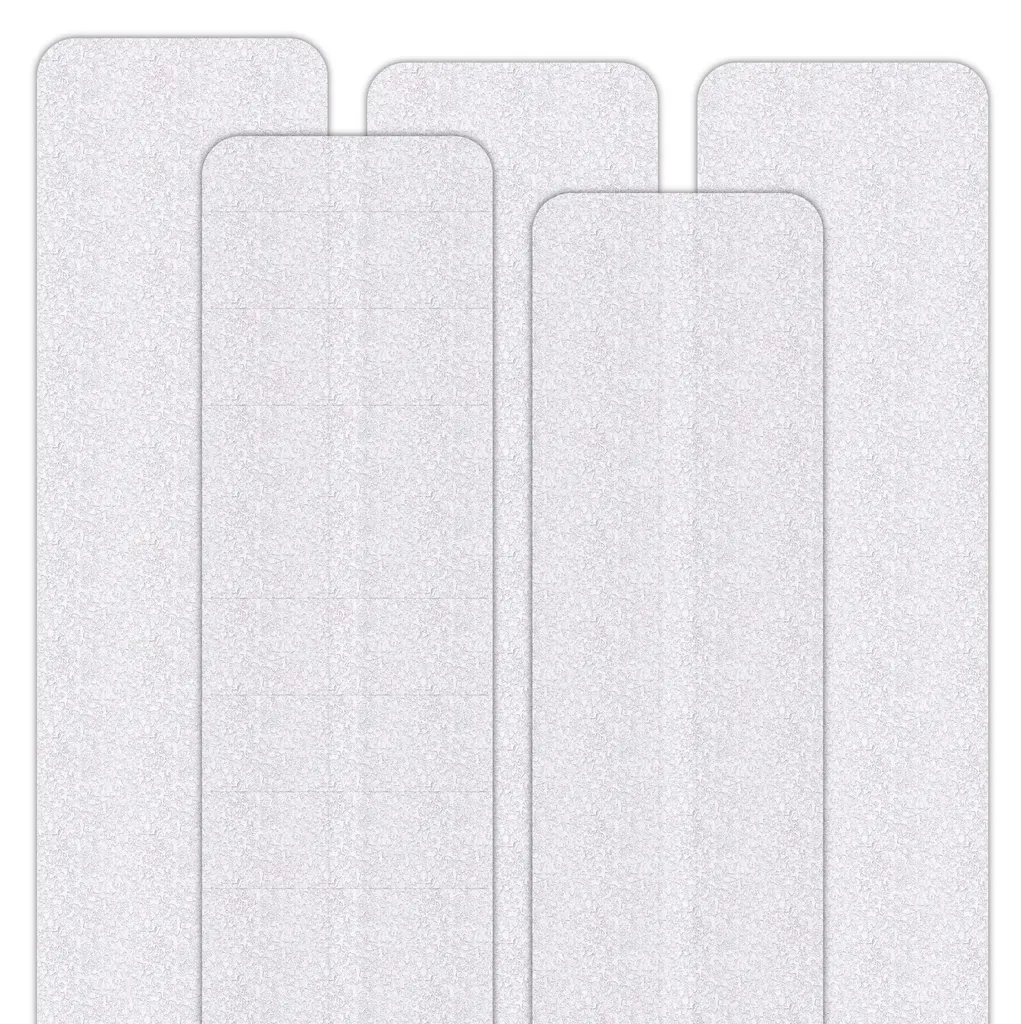 Anti-glisse escalier et douche lot de 5 bandes transparentes invisibles R9