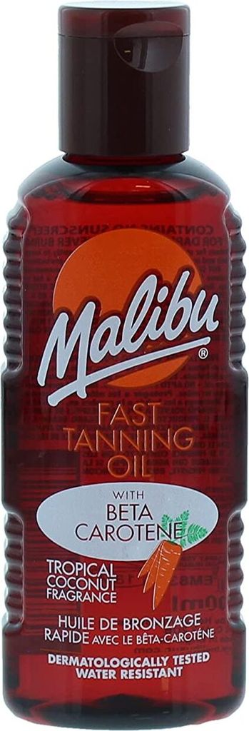 Malibu, Olio abbronzante rapido+ Betacarotene, Olio Immagine del prodotto 