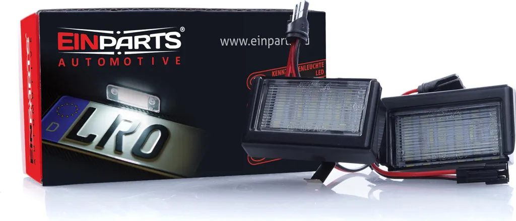Éclairage de plaque LED Mercedes ML W164 2005-2011 Blanc Froid 6000K 12V