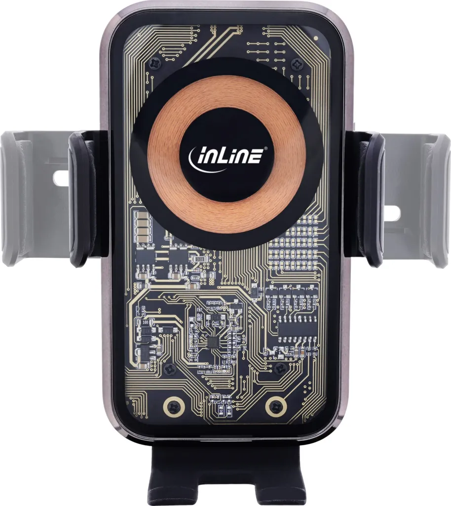 Support Voiture Chargeur Induction Universel QI 2 One Touch InLine KFZ - 3