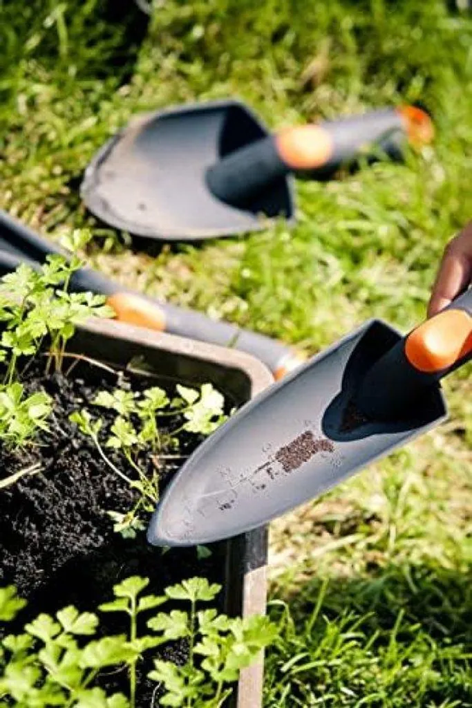Kit d'outils de jardinage ergonomiques en inox pour plantation durable