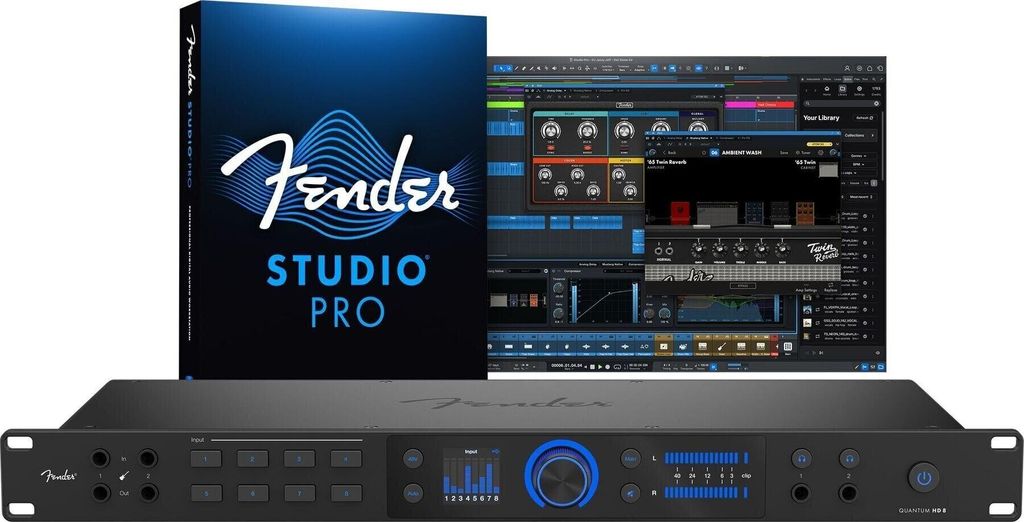 Fender Quantum HD 8 EU - USB-C-Audioschnittstelle