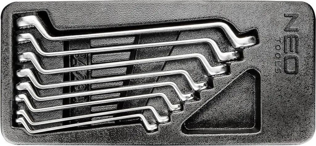 Set de 8 Clés Coudées pour Mécanique Auto 6-22 mm NEO TOOLS Insert