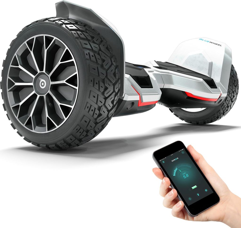 Bluewheel Hoverboard HX510 - 8.5" Vollgummireifen - LED-Scheinwerfer