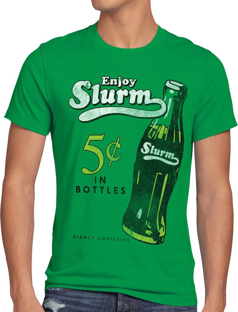 A.N.T. Slurm Herren T-Shirt Fry Bender Prof. Farnsworth Planet Express