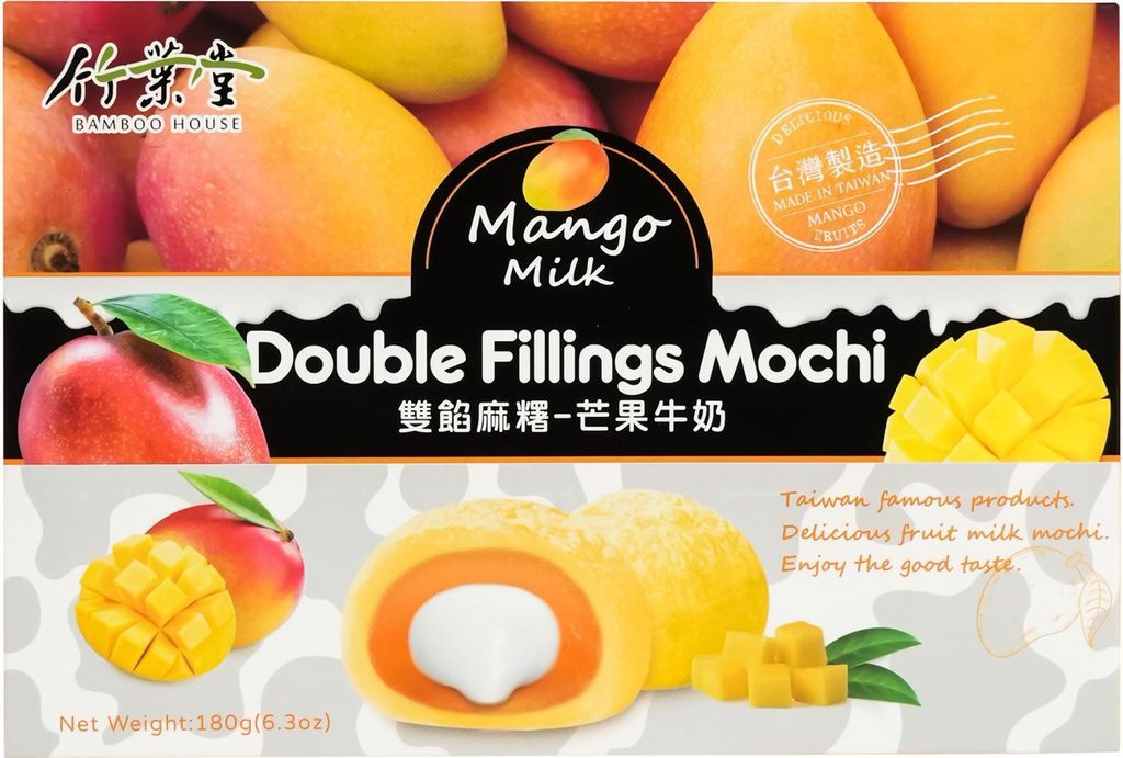 Bamboo House Doppio ripieno Mochi Mango Latte 180g Immagine del prodotto 