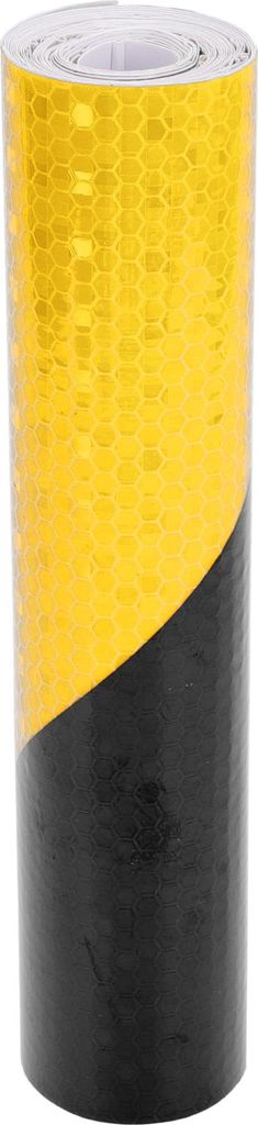Universal 9.84ft x 7.87" Air-Release Adhesive Pinstripe Tape Automotive Pinstriping Tape PVC Yellow,Black