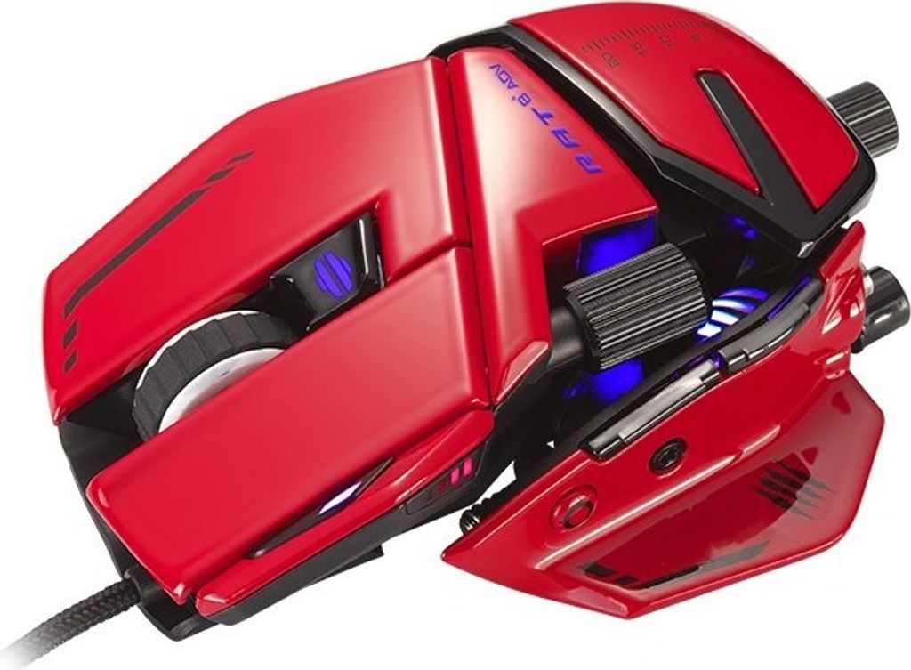 MadCatz R.A.T. 8+ ADV Red Optical Gaming Mouse