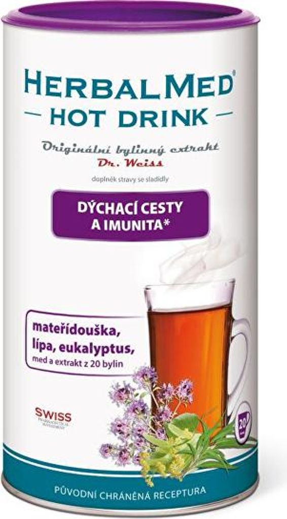 HerbalMed Hot Drink Dr Weiss - drogi oddechowe i odporność Zdjęcie produktu 