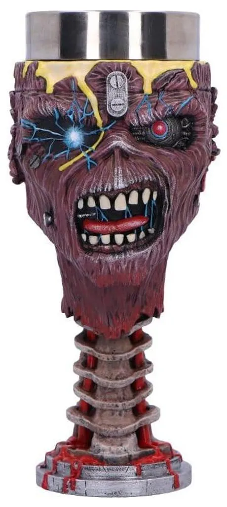 Tasse métallique Iron Maiden officielle avec imprimé vintage 350ml