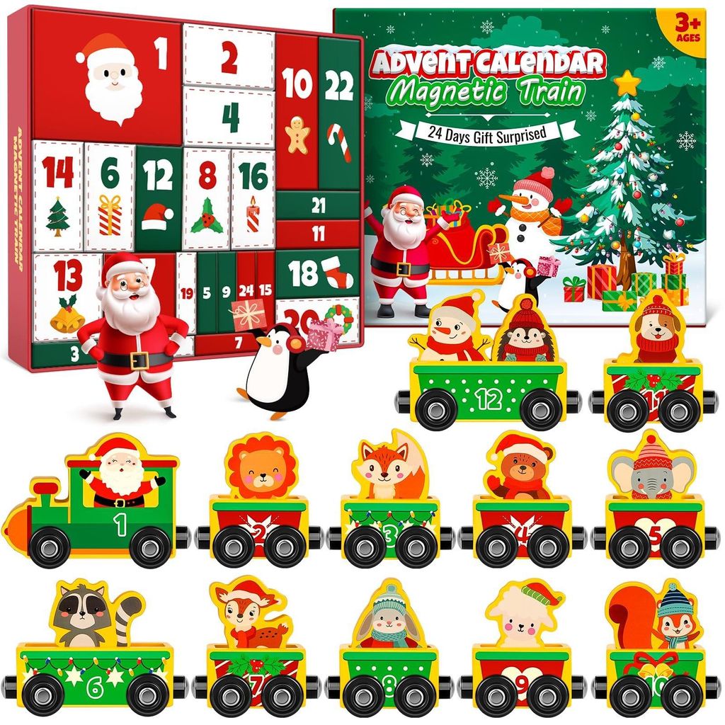Adventskalender 2026 Kinderen Kerstkalender Peuter Baby Productafbeelding 