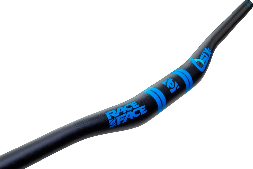 Guidon Race Face Sixc 35 20mm Riser Bleu pour VTT Descente et Enduro