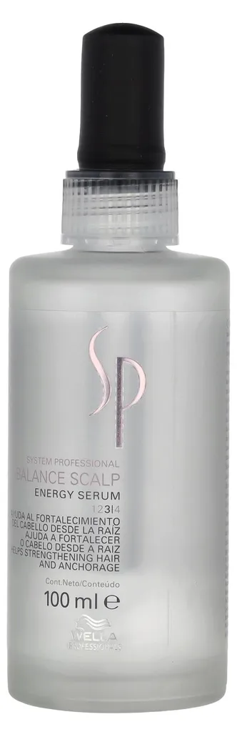 Wella SP Balance Scalp Energy Serum, Apaisant, Renforce Cheveux Fins, 100ml