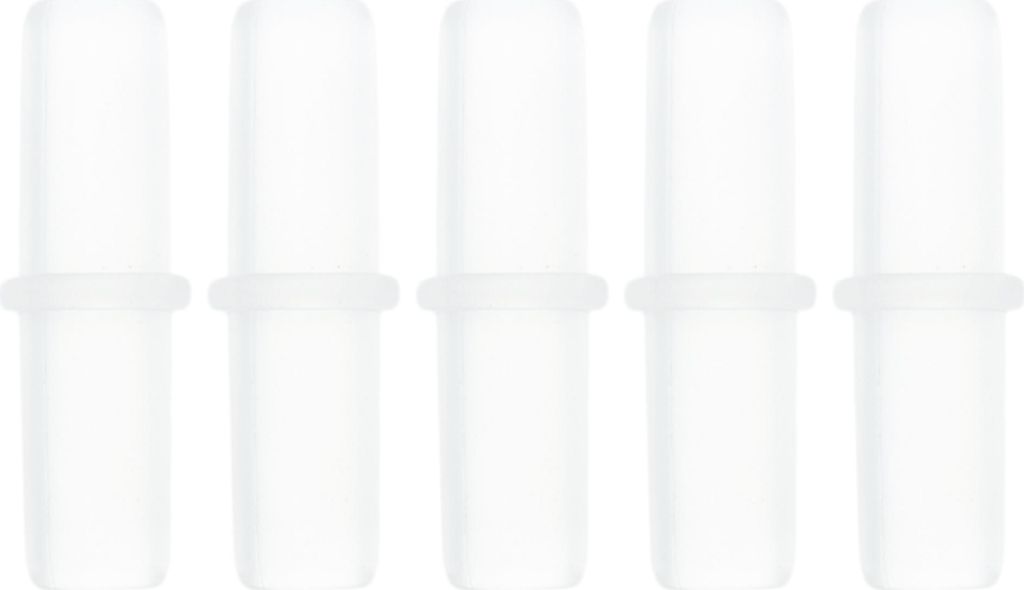 5 Stück Kunststoff-Schlauchstutzen 5/16" Gerader Schlauchanschluss Klar PP