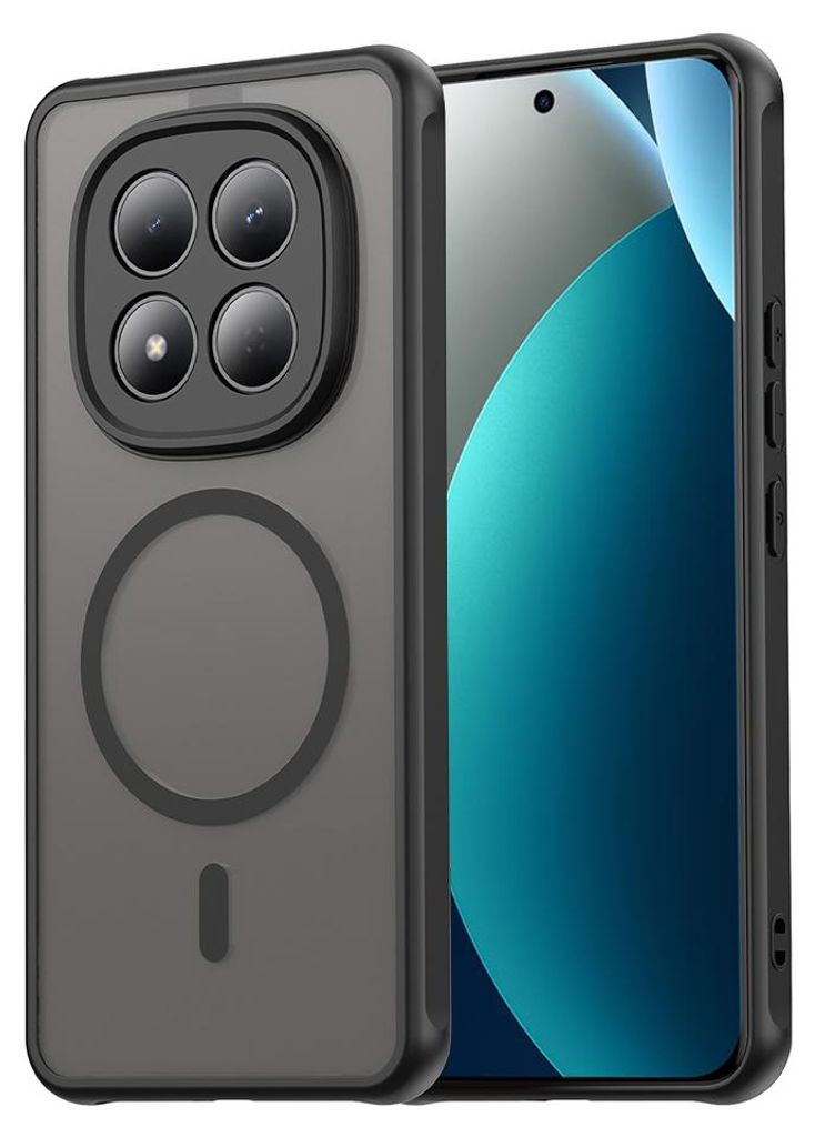 Handyhülle für Xiaomi Redmi Note 15 Pro 4G, Techsuit HaloFrost II MagSafe, Schwarz
