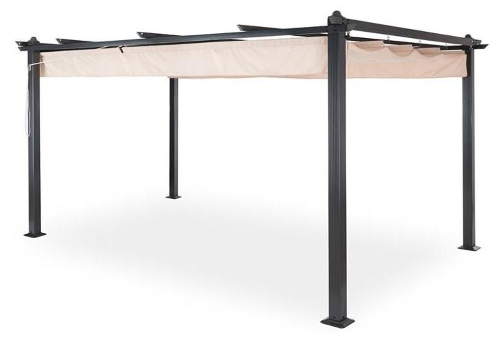 Blumfeldt Pantheon, pergola, přístřešek, 3 x 4 m, hliník, Obrázek produktu 