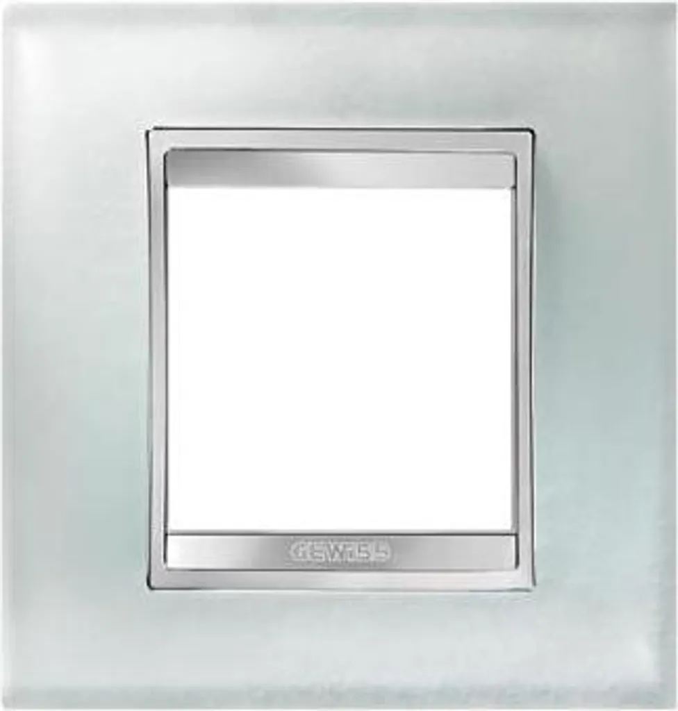 Prise Gewiss GW16222CG transparente anti-jaunissement sécurité enfant