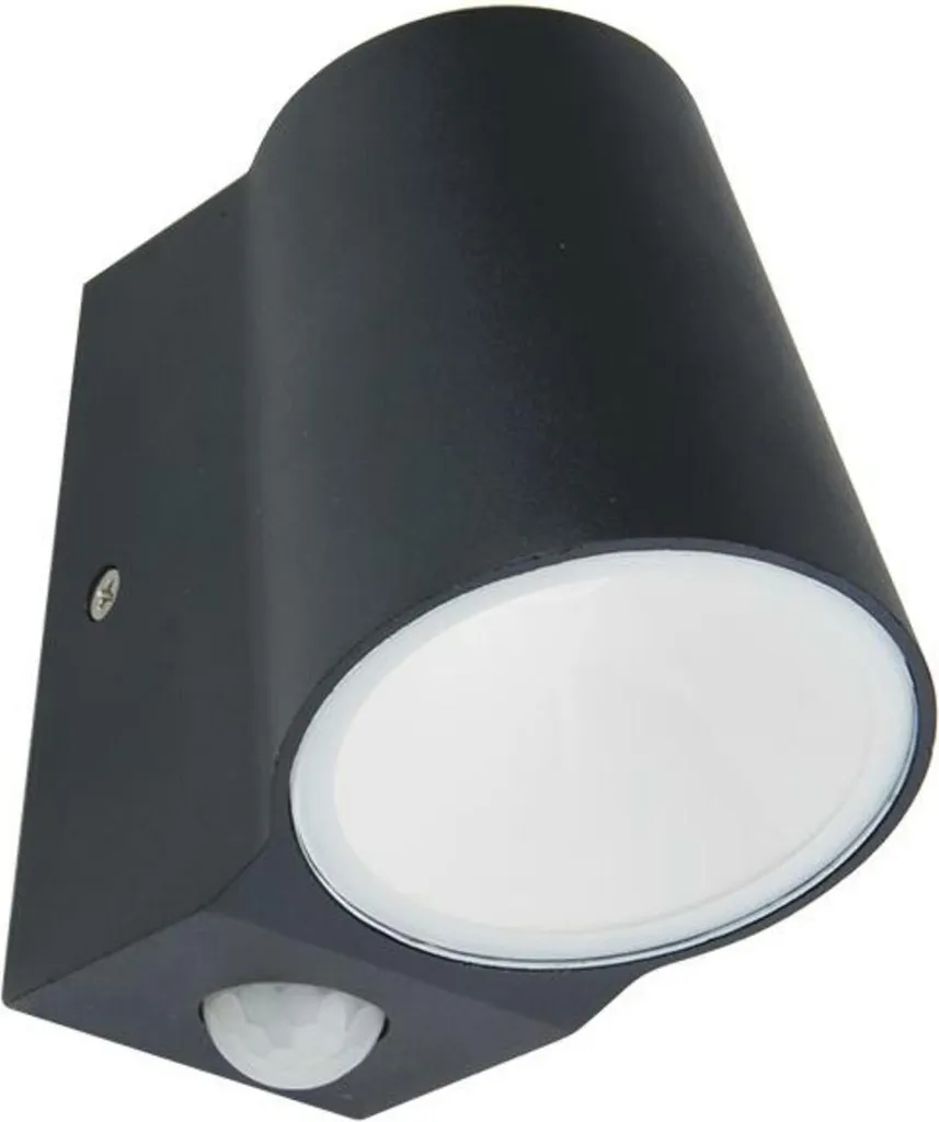 Éclairage Extérieur Automatique LED 6W pour Entrée et Façade Gris Pro