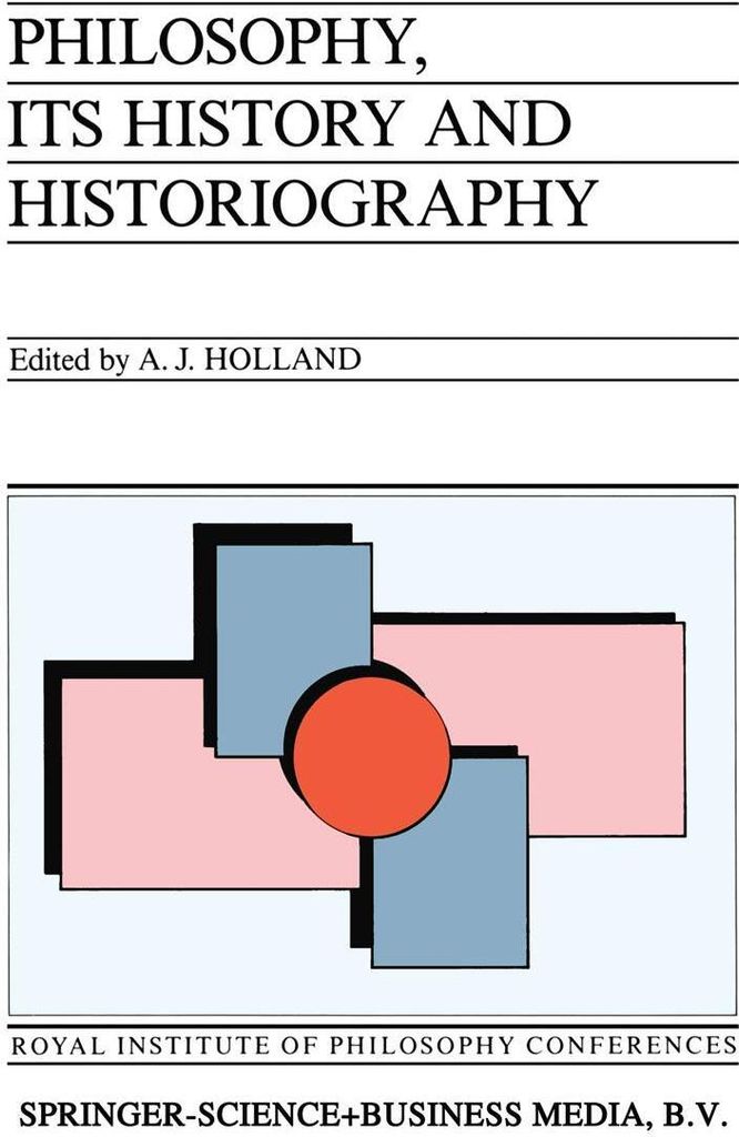 Philosophie, ihre Geschichte und Historiographie
