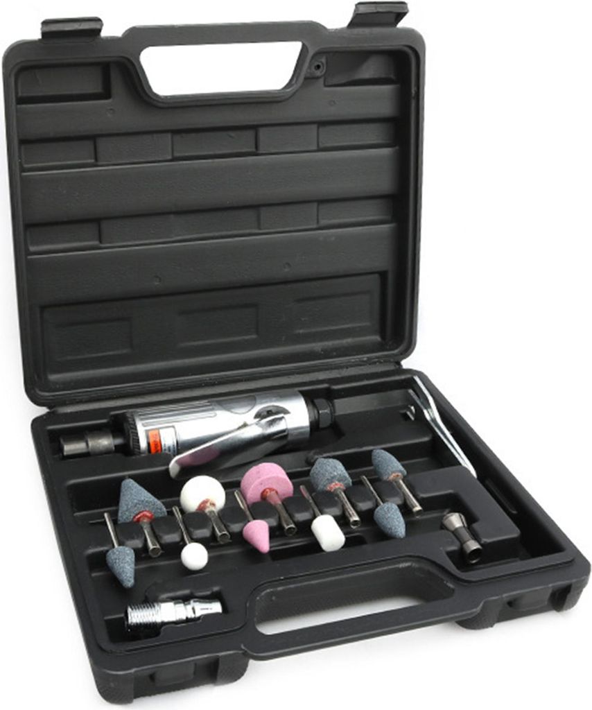 Luftkompressor-Schleifwerkzeug-Set, pneumatischer Schleifer-Rotationssatz zum Polieren, Gravieren