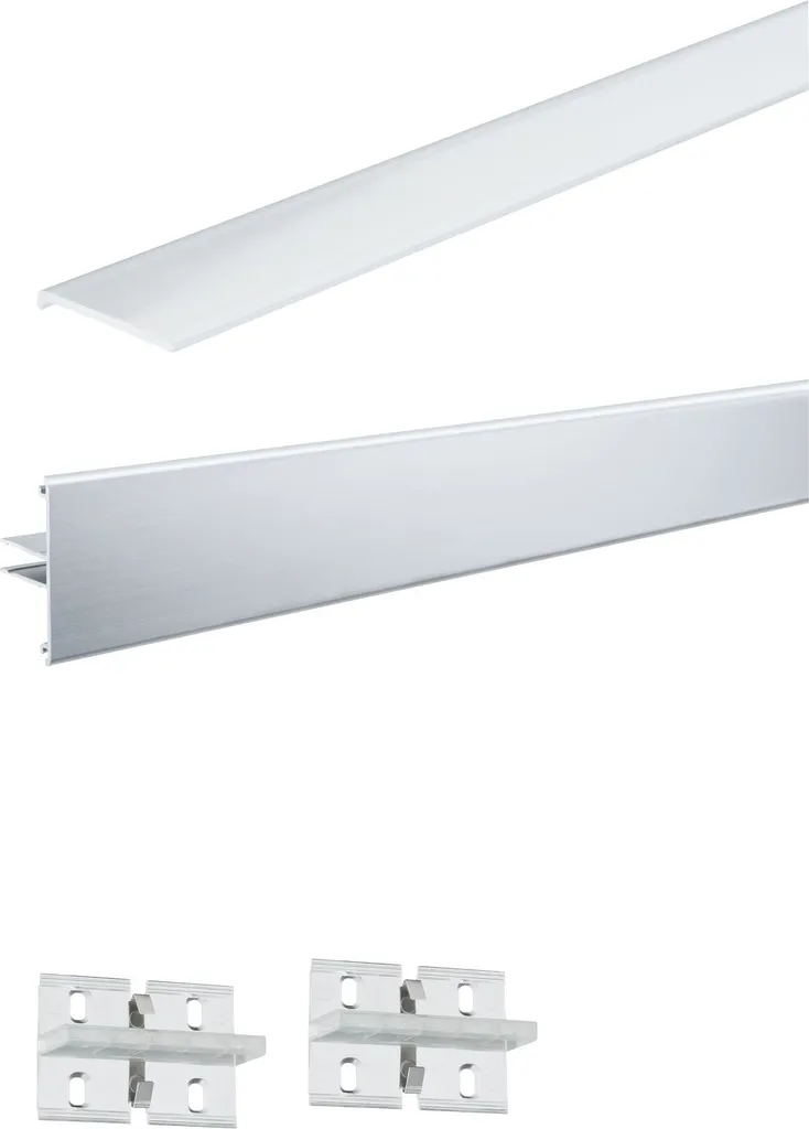 Paulmann Duo Profilo 100 cm Alluminio - Illuminazione LED Bifacciale Parete