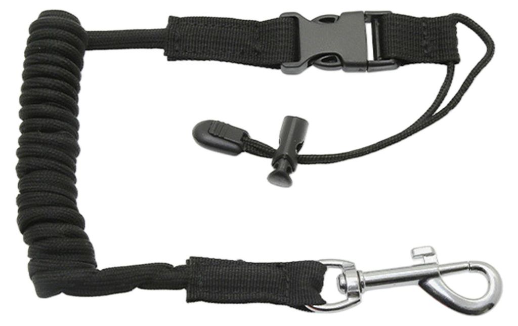 Kajak-Paddel-Leash, robuste, einziehbare Spiralleine mit Anti-Verlust-Funktion für Kajakfahren, Bootfahren, Kanufahren und Stand-Up-Paddling-Zubehör