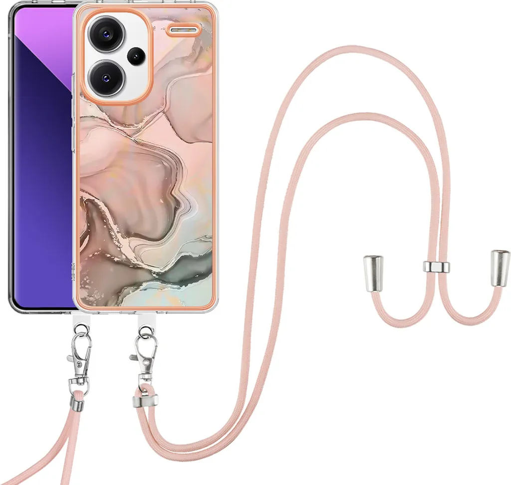 Cover Anti-caduta Redmi Note 13 Pro+ 5G con Laccio - Beige