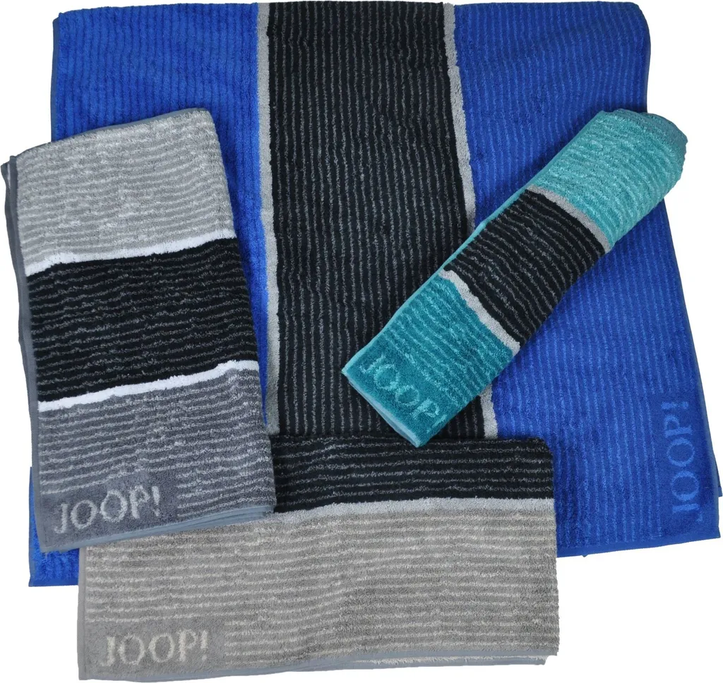 Serviette de Toilette 50x100 cm JOOP! Signature en Coton Graphite