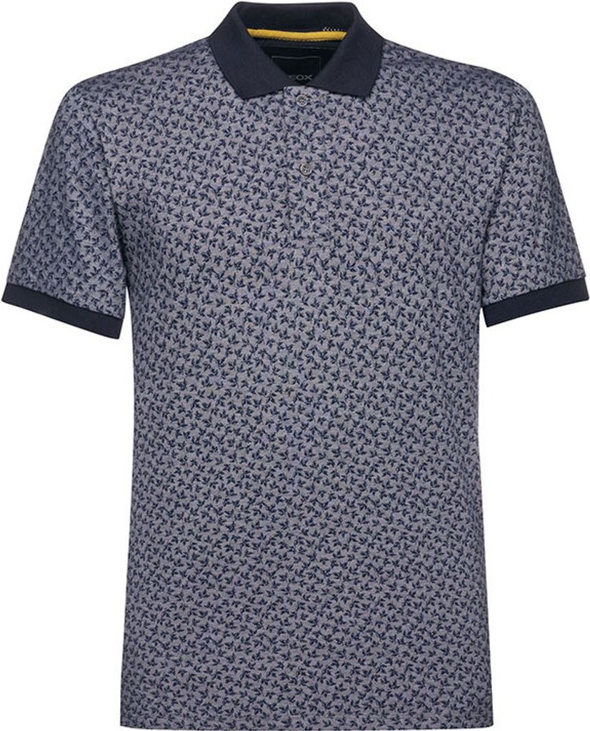 Geox Oxford Kurzarm-poloshirt Grau 3XL Mann Grau 3XL