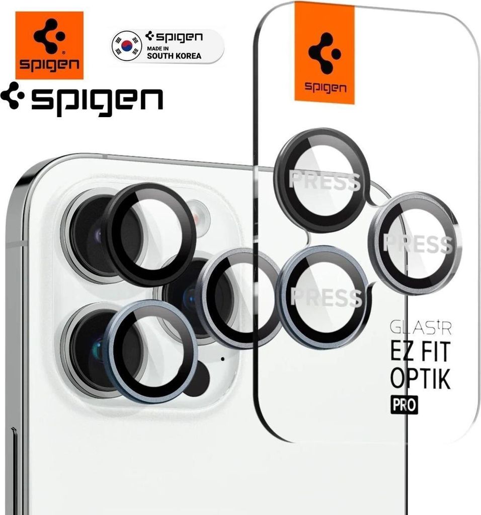 2x Kamera Schutz Glas fr iPhone 17 16 15 14 Pro Max Spigen Produktbild 