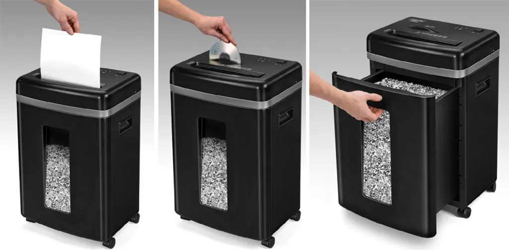 Fellowes 450M Destructeur de documents Microshred noir et argenté
