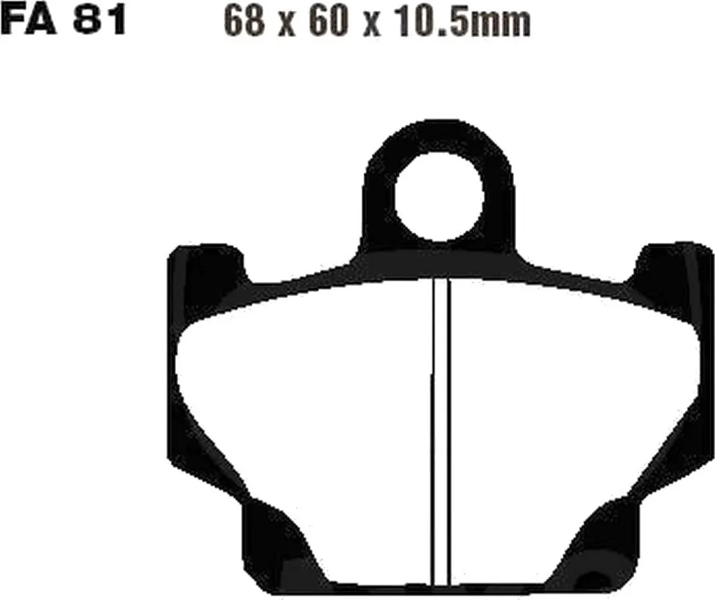 Plaquette de frein avant Yamaha SR 250 2000 : Stop aux sifflements