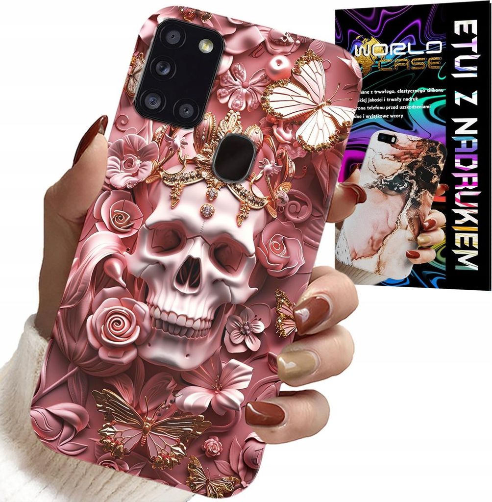 Etui Für Samsung Galaxy A21S - Female, Modisches Design, Damenhaut In Rosen