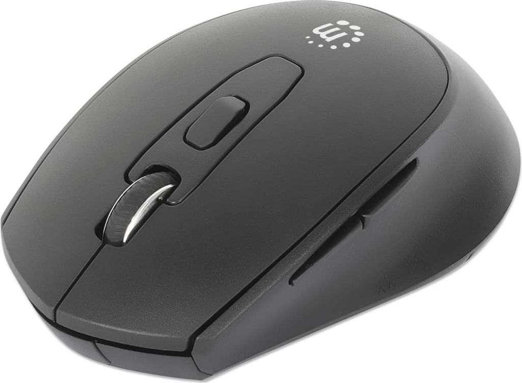 MANHATTAN MW6200 USB-A Funkmaus 6 Tasten und Mausrad schwarz