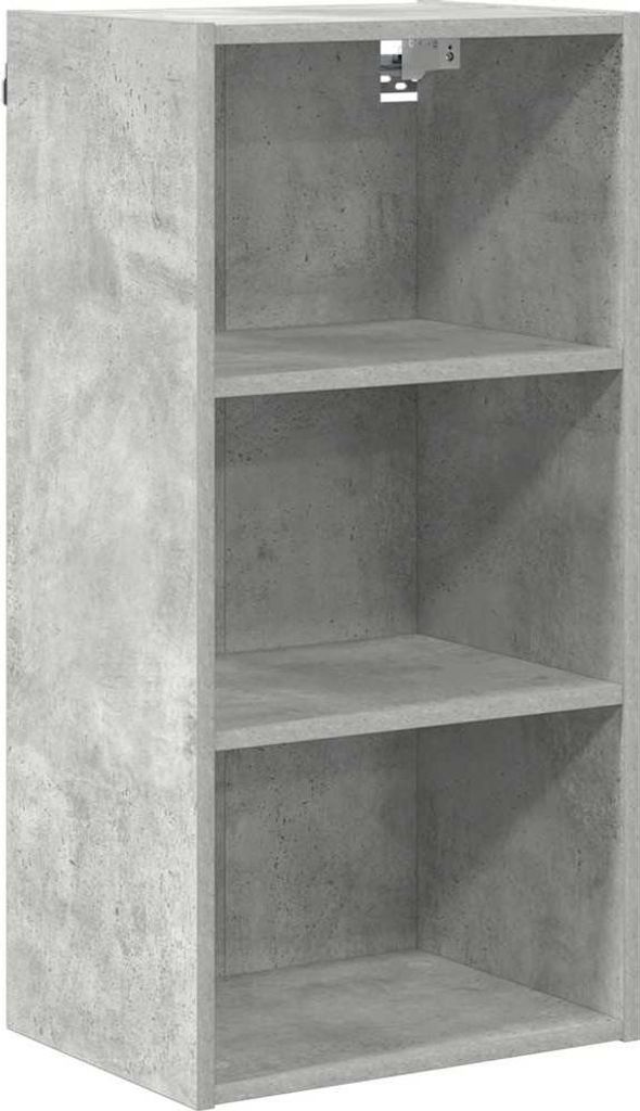vidaXL Hängeschrank Beton Grau 40 x 29,5 x 80 cm Holzwerkstoff