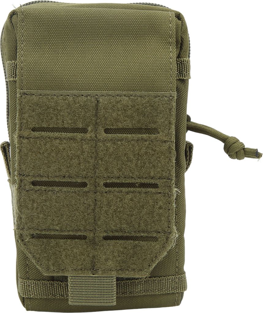 Molle Mobiltelefongürtel -Beutel Mehrzwecke Utility Taillenbag Herren -Doppelschichtpack für Outdoor Camping -Fischerei OD Green