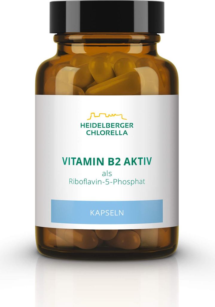 Heidelberg Chlorella vitamín B2 aktívne kapsule, 60 kapsúl Obrázok produktu 