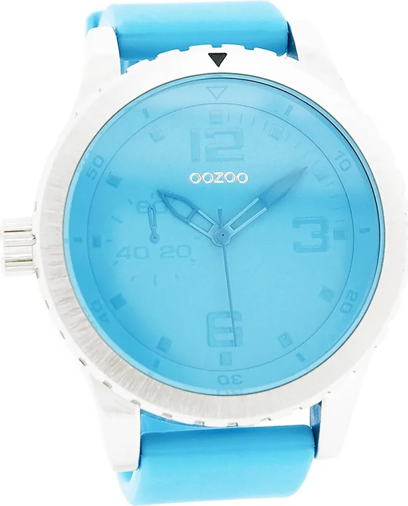 Montre mixte à quartz Oozoo Vintage - Bracelet cuir bleu nuit élégant