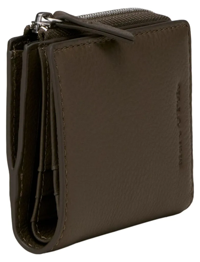 Portefeuille Manuel Marc O'Polo en Cuir Brun Dark Nickle de Qualité