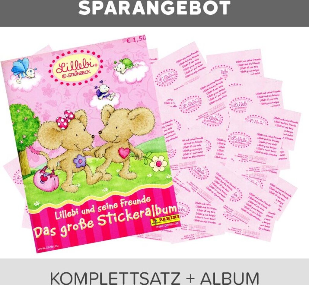Lillebi - Sammelsticker - Komplettsatz + Album