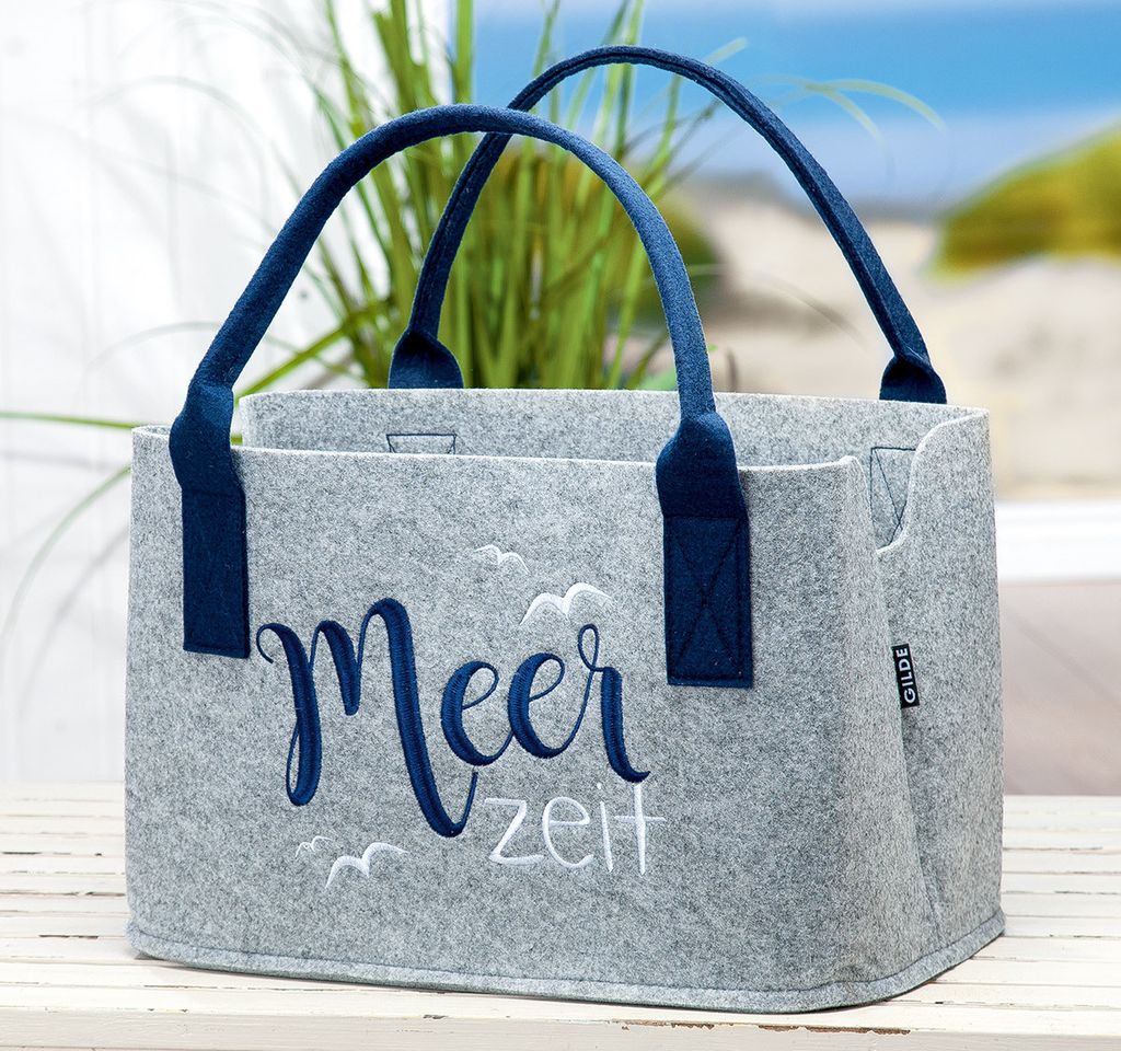 Gilde Filz Tasche Meerzeit VE 49188