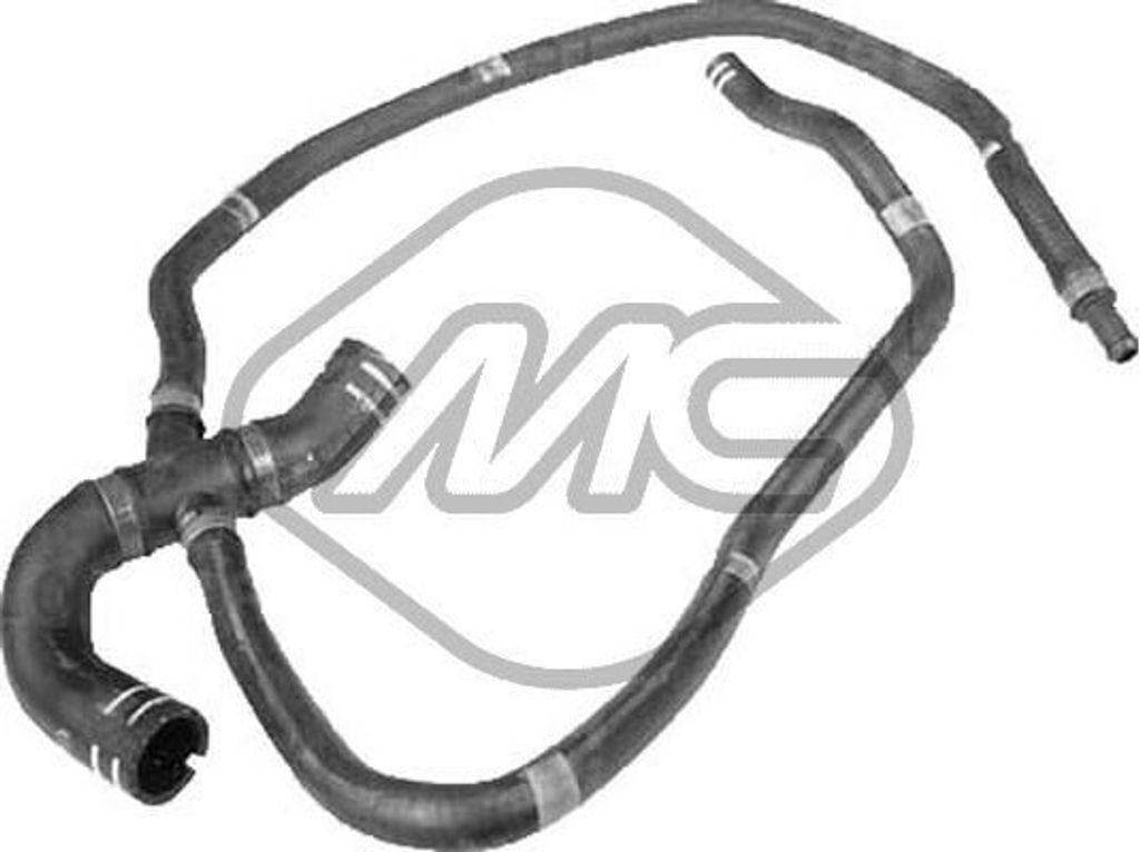 Metalcaucho Kühlerschlauch Wasserschlauch für FIAT Seicento / 600 Schrägheck (187) 09428